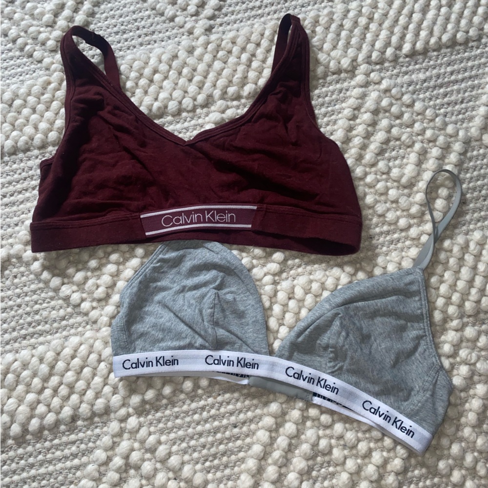 Set of 2 Calvin Klein bralettes